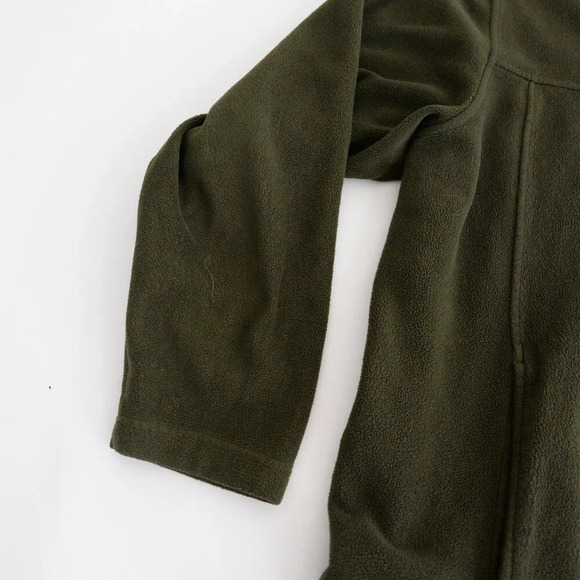 Bass Pro Shop Olive Green Zip Up Fleece Sweater XL - Picture 8 of 9
